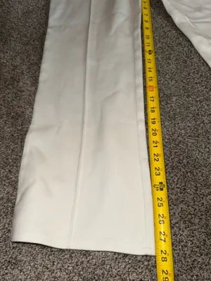 Calvin Klein Women's High-Waisted Wide Leg Lounge Pants with Front Seam thumbnail 3