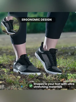 HF HIKE Flow Minimalistic Shoes for Foot, Knee & Back Pain Unisex EU40 US 9W 7M thumbnail 2