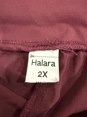 Halara Maroon Flowy High Waisted Pants thumbnail 4