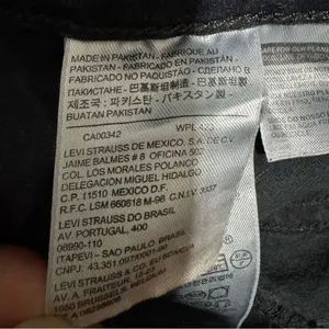 Levi's Women Black Perfectly Slimming 512 Straight Leg High‎ Rise Jeans W32 L32 thumbnail 8