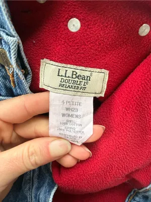 L.L. Bean Vintage Fleece Lined Jeans size 6 Petite - Double L Relaxed Fit thumbnail 8