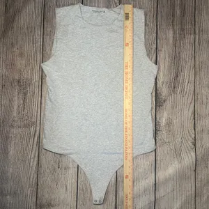 Abercrombie & Fitch‎ Soft A & F Collection Gray Bodysuit Tank Womens XXL Casual thumbnail 4