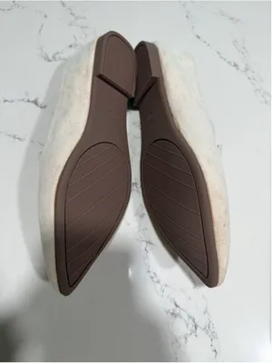 NEW Pointed Toe-Comfortable Career Shoes Vegan Suede Slip On 6.5 thumbnail 2