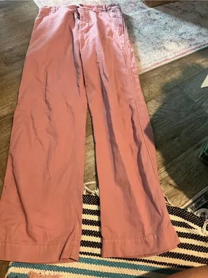Xirena Wide Leg Pink Cotton Pants thumbnail 2