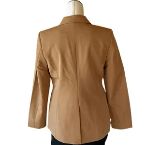 NWOT Calvin Klein Women's One-Button Blazer In Color Lug thumbnail 4