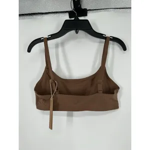 Skims Fits Everybody Scoop Bralette Jasper Brown Kim Kardashian Adjustable Medium thumbnail 2