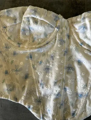 Tic Toc Floral Corset Top thumbnail 4