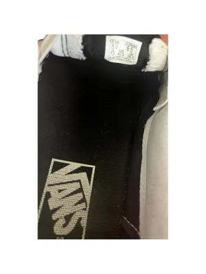VANS Classic Slip On Sneakers Unisex 8 Black White Bee Check Skate thumbnail 9
