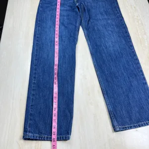 Levis Low Pro Straight Jeans Womens 28 Medium Wash Blue Denim A36 thumbnail 12