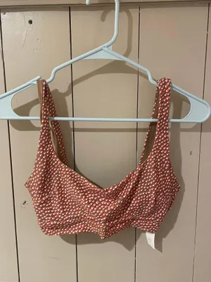 Aerie Orange and Pink Swimsuit Top thumbnail 1