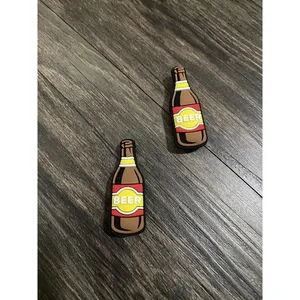 Beer Bottle Charm For Crocs Shoe Charms Bracelet Wristband - 2 Pieces thumbnail 1