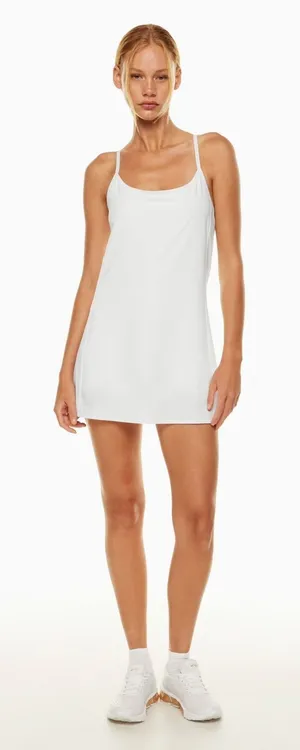 TnAction Active Dress White Mini Racerback Tennis Dress M thumbnail 1