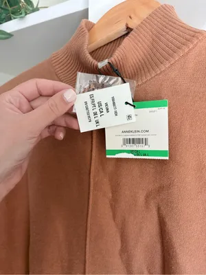 Anne Klein Mock Neck Tunic Sweater thumbnail 4