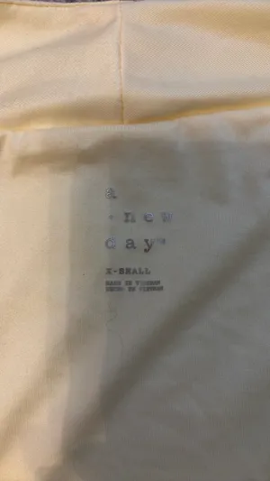 Butter yellow square neck top Size XS thumbnail 3