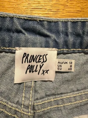 Princess Polly distressed denim shorts 8 jorts thumbnail 2