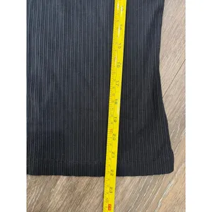 SPANX Ribbed Tank Top Small Black Shaping Stretch Scoop Neck thumbnail 2