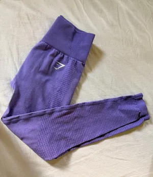 Gymshark Vital Seamless Purple Textured Jogger Leggings Women’s Small thumbnail 1