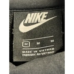 Nike Women's Medium Hoodie Sweatshirt Pullover Black‎ Drawstring Comfort thumbnail 7