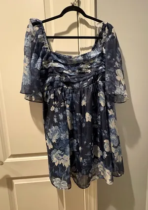 Abercrombie Emerson Poplin Sleeve Dress Mini thumbnail 1