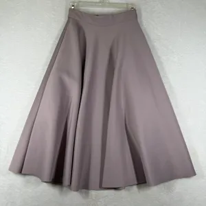 ASOS Mauve Scuba Skater Skirt Size US 2 High Waisted A-Line Mini Skirt Pink thumbnail 1