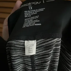 Ideology Womens Plus Size Space Dyed Cropped Leggings size 1X thumbnail 5