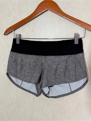 Lululemon Women’s Speed Up Short 2.5" Lined Run in Heather Lux Multi Black 2 thumbnail 4