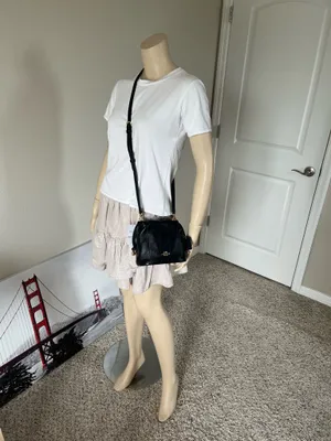 Coach Faye Mini Drawstring Bag With Quilting thumbnail 8