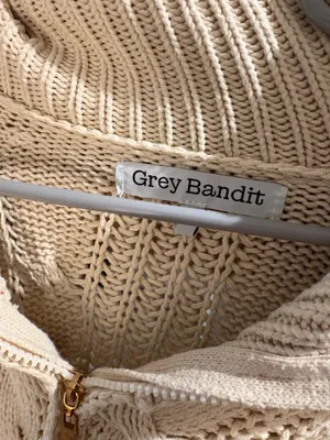 Grey Bandit 1/4 zip sweater thumbnail 3