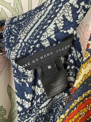 Marc by Marc Jacobs Bohemian Paisley Print Tunic Sleeveless Top - Size - Medium thumbnail 4