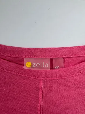 Zella Twist Front T-Shirt XS Hot Pink Cotton Modal Athleisure NWOT thumbnail 3