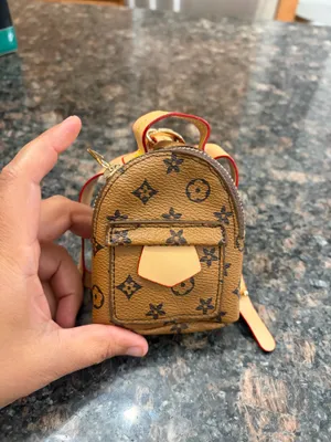 Mini backpack keychain Brown thumbnail 2