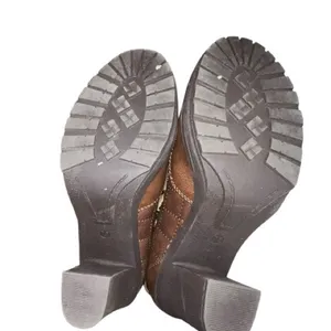 Brown Quilted lace up and zip Ankle Boots thumbnail 5