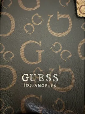 Guess monogram mini tote crossbody bag thumbnail 4