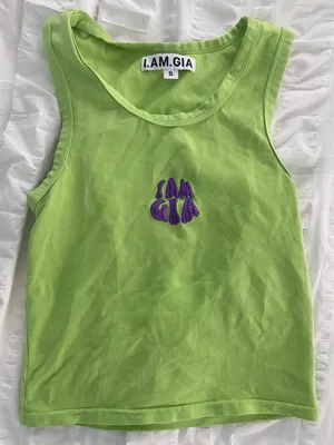 I am gia Green and Purple Tank thumbnail 2