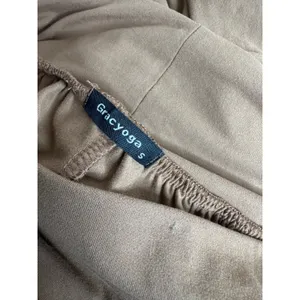 Gracyoga‎ Brown Wide Leg Yoga Pants Small High Waist Lounge Trousers Pockets thumbnail 4