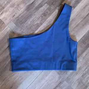 Girlfriend Collective One Shoulder Sports Bra size small thumbnail 4