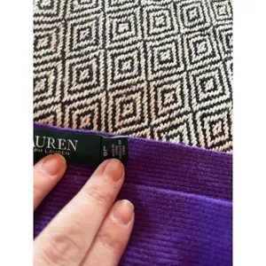 Lauren Ralph Lauren Purple Long Sleeve Top Women Size Large thumbnail 10