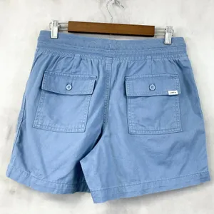 Orvis Shorts‎ Women Small Cotton Blend Drawstring Preppy Coastal Beach Granola thumbnail 3