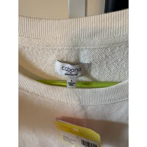 Cabana by Crown & Ivy Women Large Tie Dye Sweeper Sweatshirt Pink Yellow White thumbnail 4