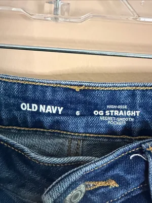 Old Navy Blue Distressed Denim Cutoff Shorts thumbnail 2