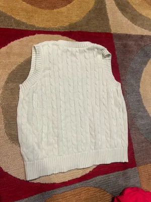 John Galt / Brandy Melville Marlena Light Green Cable Knit Sweater Vest One Size thumbnail 3
