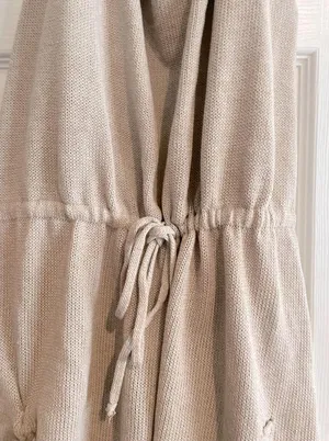 Cream halter beach dress L Size L thumbnail 2