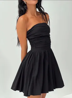 Princess Polly Black Mini Dress thumbnail 2