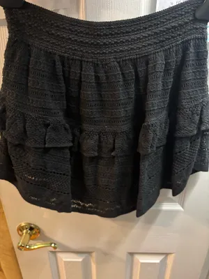 Black Aerie Mini Skirt Ruffle Rock 'N' Small thumbnail 2