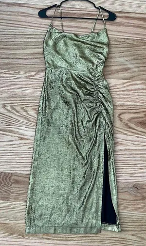 ASTR The Label Gold Dress thumbnail 1