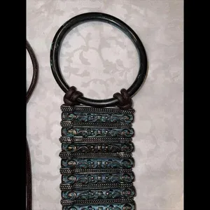 Womens Green Copper Like Belt‎ String Closure Tie Around thumbnail 4