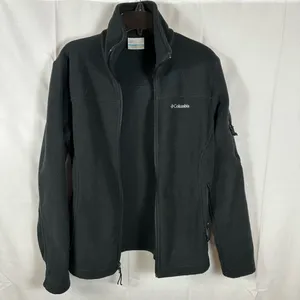 Columbia Women’s Full Zip Fleece Jacket Coat Dark Green (Nearly Black) XS thumbnail 2