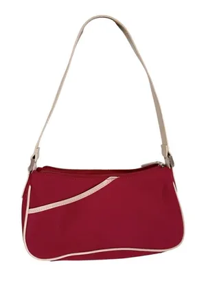 Liz Claiborne Red and Cream Shoulder Bag with Elegant Design thumbnail 1