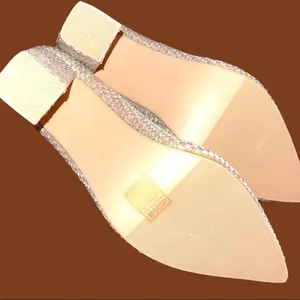 Nwot! Adorable no tag tan weaved look pointy toe heels! thumbnail 6