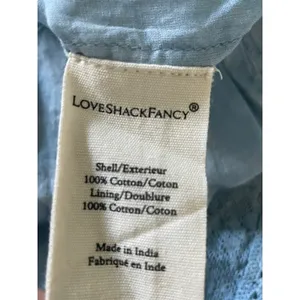 LoveShackFancy Pacific Indigo Hand Dye Ruffle Mini Skirt Blue S thumbnail 12